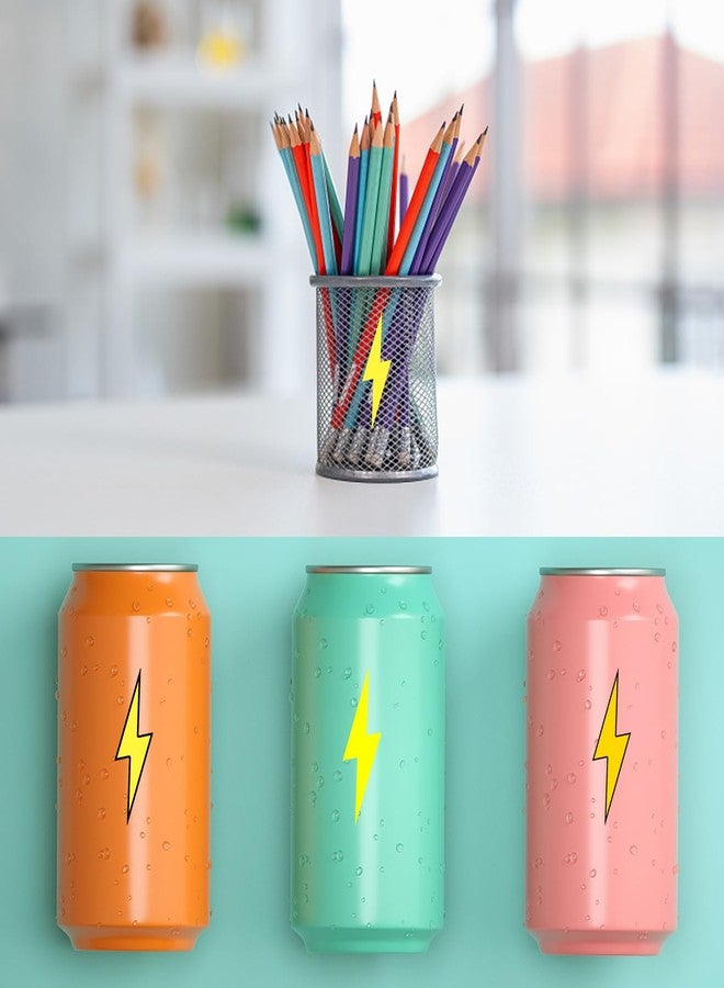 PIBIPAID 500 Pcs Lightning Bolt Roll Stickers,Flash Weather Birthday Party Favors Supplies Decorations Goodie Bag Stuffers Prize Labels - Image 3